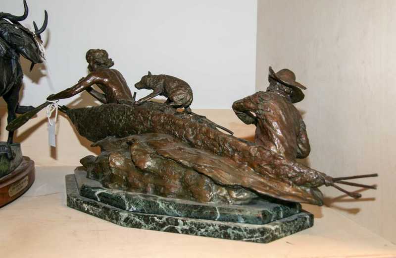 Bronze casting by artist Joe Bee