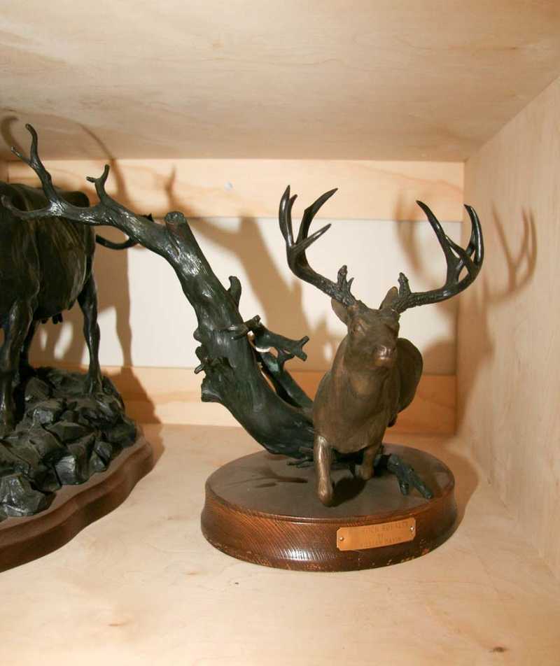Bronze casting by artist William