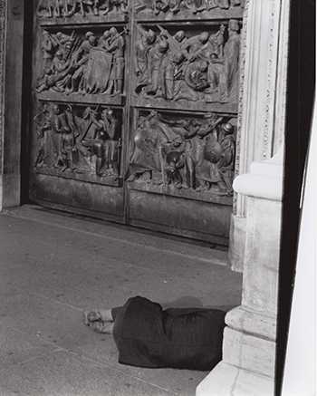 Milan (Homeless person sleeping